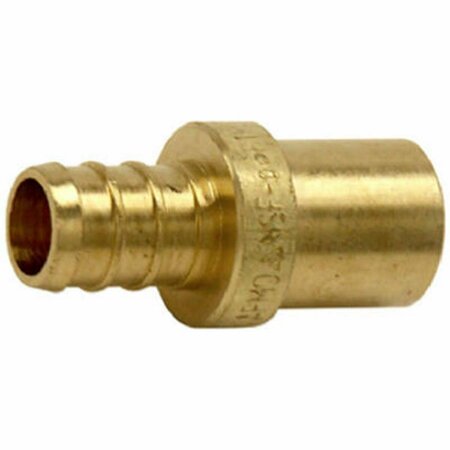 HOMESTEAD 0.5 x 0.5 in. Male Brass Pex Barb Sweat HO584505